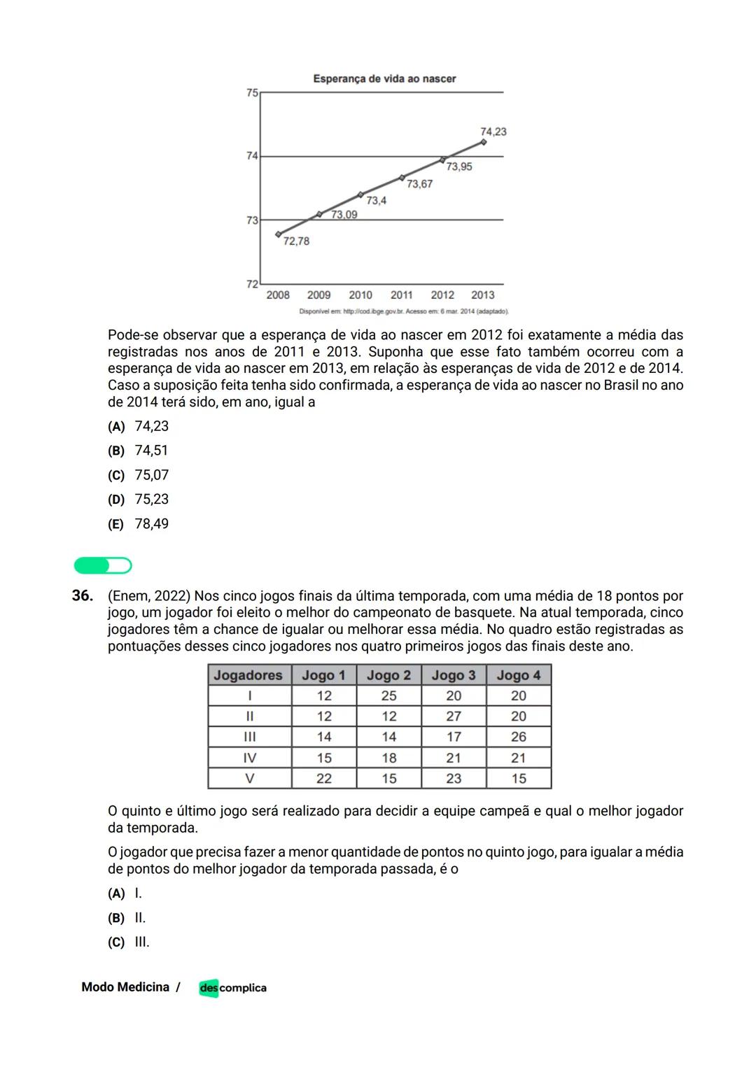 des complica
APOSTILA
MODO MEDICINA
VOLUME 2
UMA CURADORIA DE QUESTÕES ENEM QUE VAI TURBINAR SEUS ESTUDOS
RUMO À APROVAÇÃO EM MEDICINA! Sumá