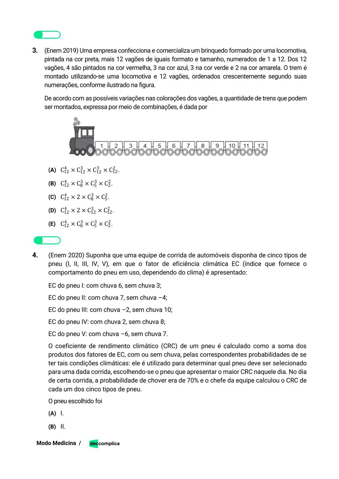des complica
APOSTILA
MODO MEDICINA
VOLUME 2
UMA CURADORIA DE QUESTÕES ENEM QUE VAI TURBINAR SEUS ESTUDOS
RUMO À APROVAÇÃO EM MEDICINA! Sumá