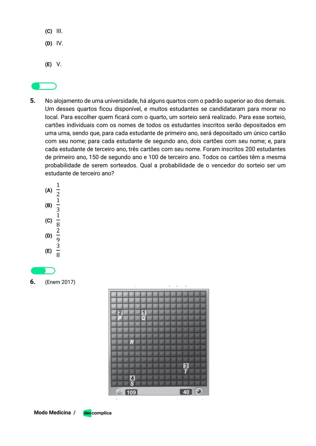 des complica
APOSTILA
MODO MEDICINA
VOLUME 2
UMA CURADORIA DE QUESTÕES ENEM QUE VAI TURBINAR SEUS ESTUDOS
RUMO À APROVAÇÃO EM MEDICINA! Sumá