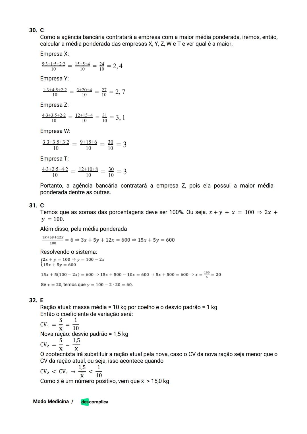 des complica
APOSTILA
MODO MEDICINA
VOLUME 2
UMA CURADORIA DE QUESTÕES ENEM QUE VAI TURBINAR SEUS ESTUDOS
RUMO À APROVAÇÃO EM MEDICINA! Sumá