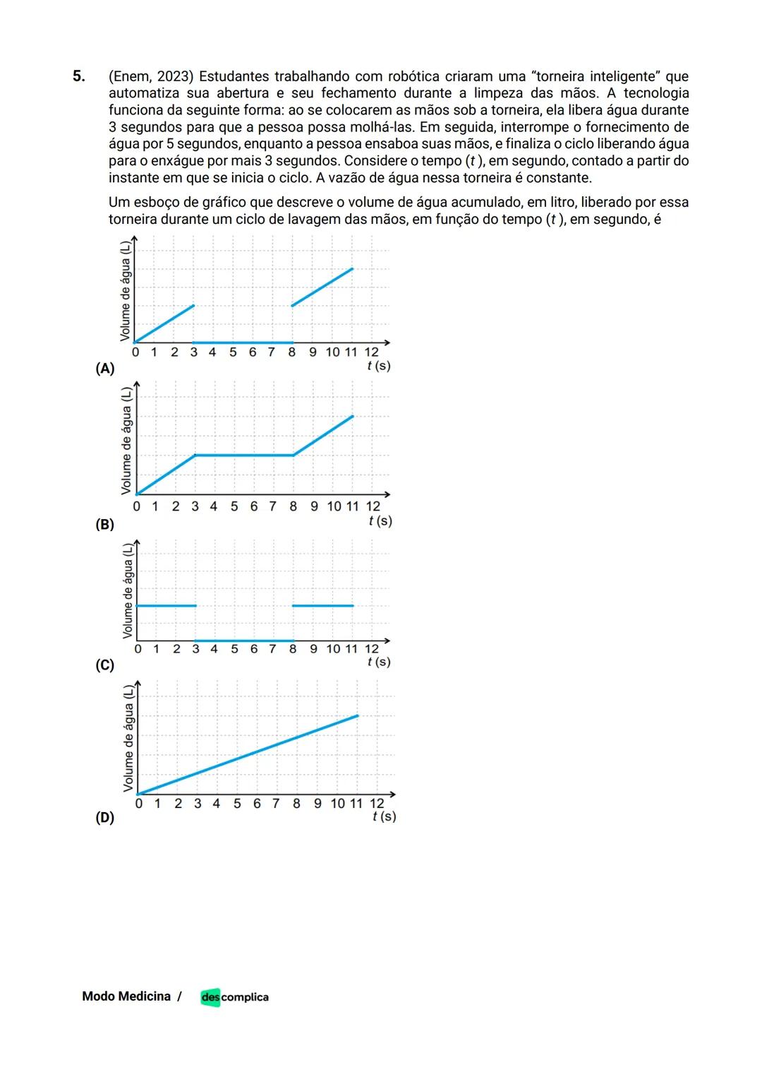 des complica
APOSTILA
MODO MEDICINA
VOLUME 2
UMA CURADORIA DE QUESTÕES ENEM QUE VAI TURBINAR SEUS ESTUDOS
RUMO À APROVAÇÃO EM MEDICINA! Sumá