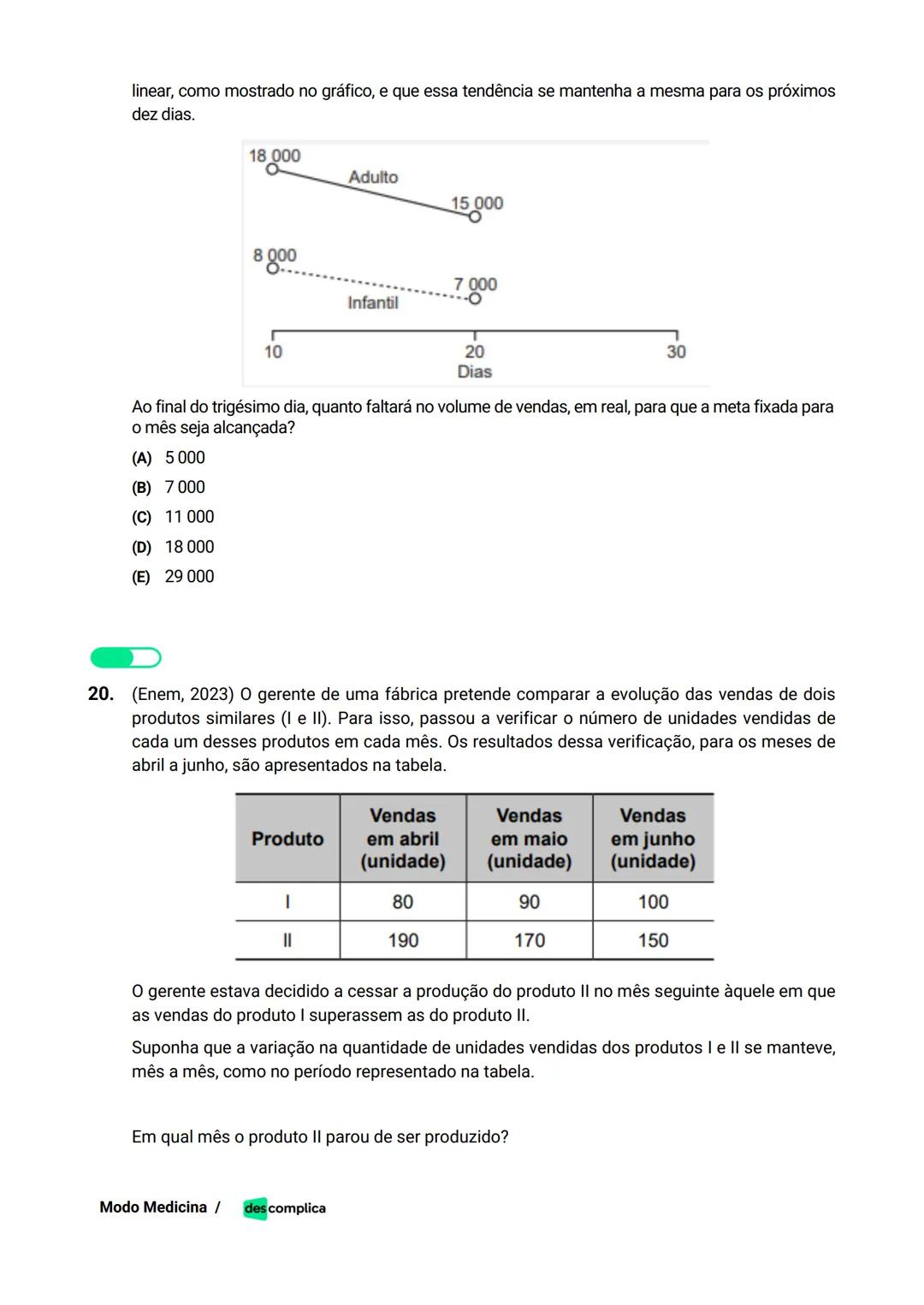 des complica
APOSTILA
MODO MEDICINA
VOLUME 2
UMA CURADORIA DE QUESTÕES ENEM QUE VAI TURBINAR SEUS ESTUDOS
RUMO À APROVAÇÃO EM MEDICINA! Sumá