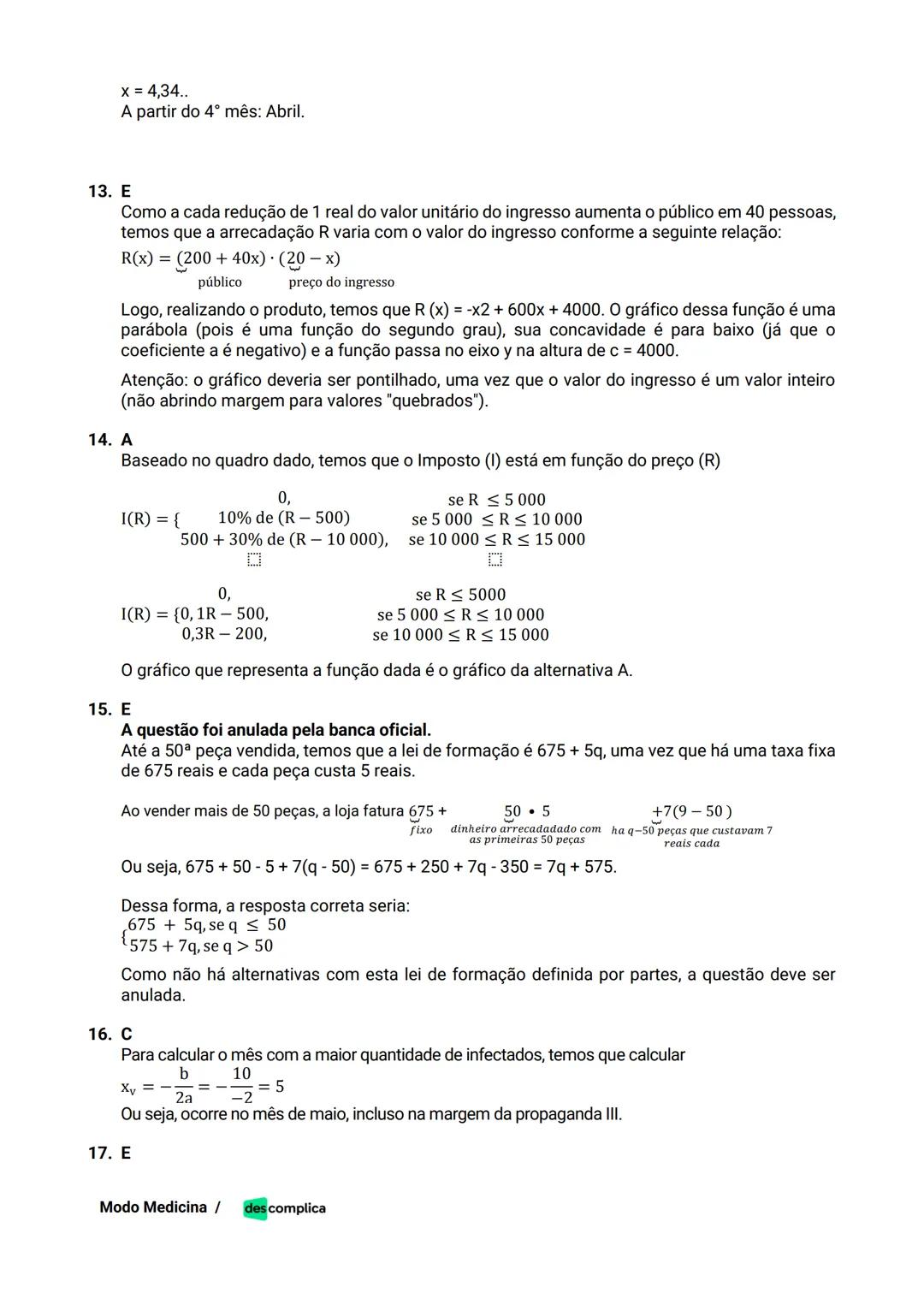 des complica
APOSTILA
MODO MEDICINA
VOLUME 2
UMA CURADORIA DE QUESTÕES ENEM QUE VAI TURBINAR SEUS ESTUDOS
RUMO À APROVAÇÃO EM MEDICINA! Sumá