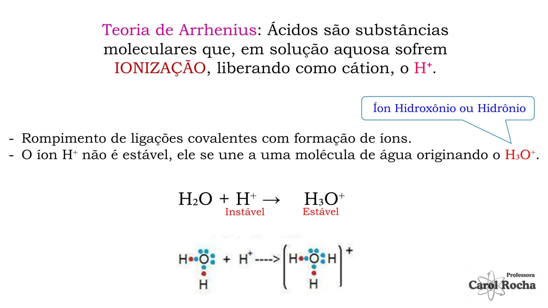 # FUNÇÕES INORGÂNICAS
PROFESSORA CAROL Compostos Inorgânicos: São substâncias químicas que, em
geral, não possuem carbono em sua estrutura,