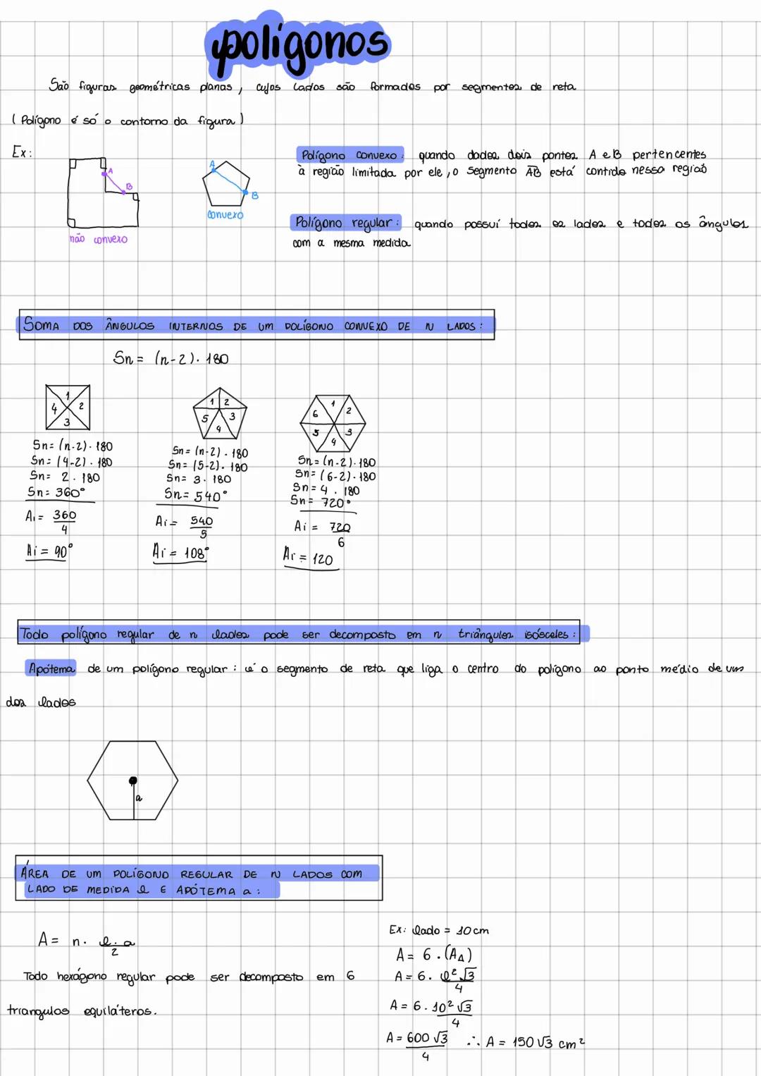 # Área de Figuras Planas
Para calcular a area de uma figura precisamen inicialmente definir uma unidade de medida, que é obtida a
partir de