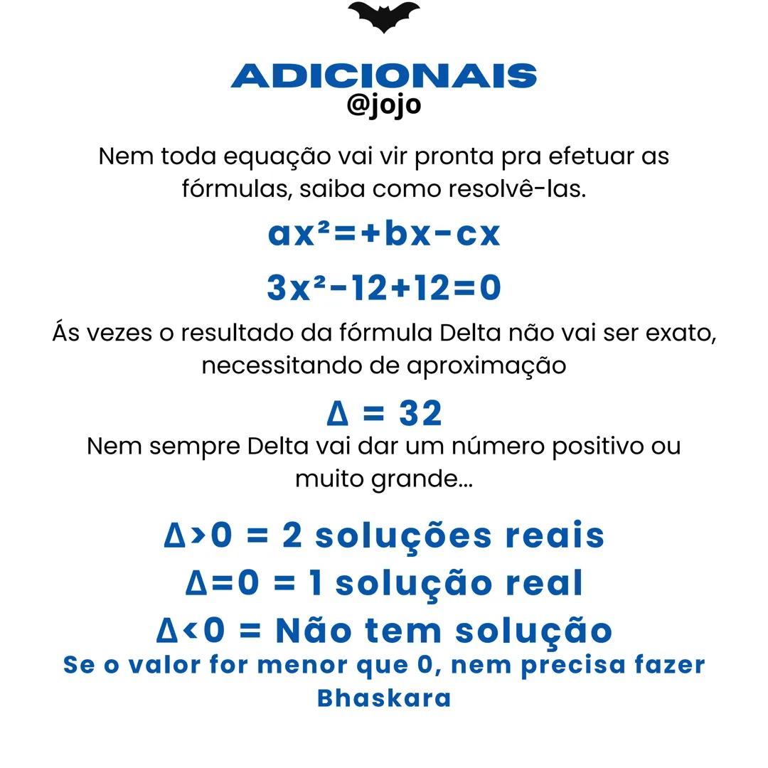 PROVA DE
MATEMÁTICA
AMANHÃ? (8,9 E EM)
@jojo
Nos siga também no Knowunity!
@prof_j0j0 ANTES DE COMEÇARMOS...
Salve para todos, eu voltei am