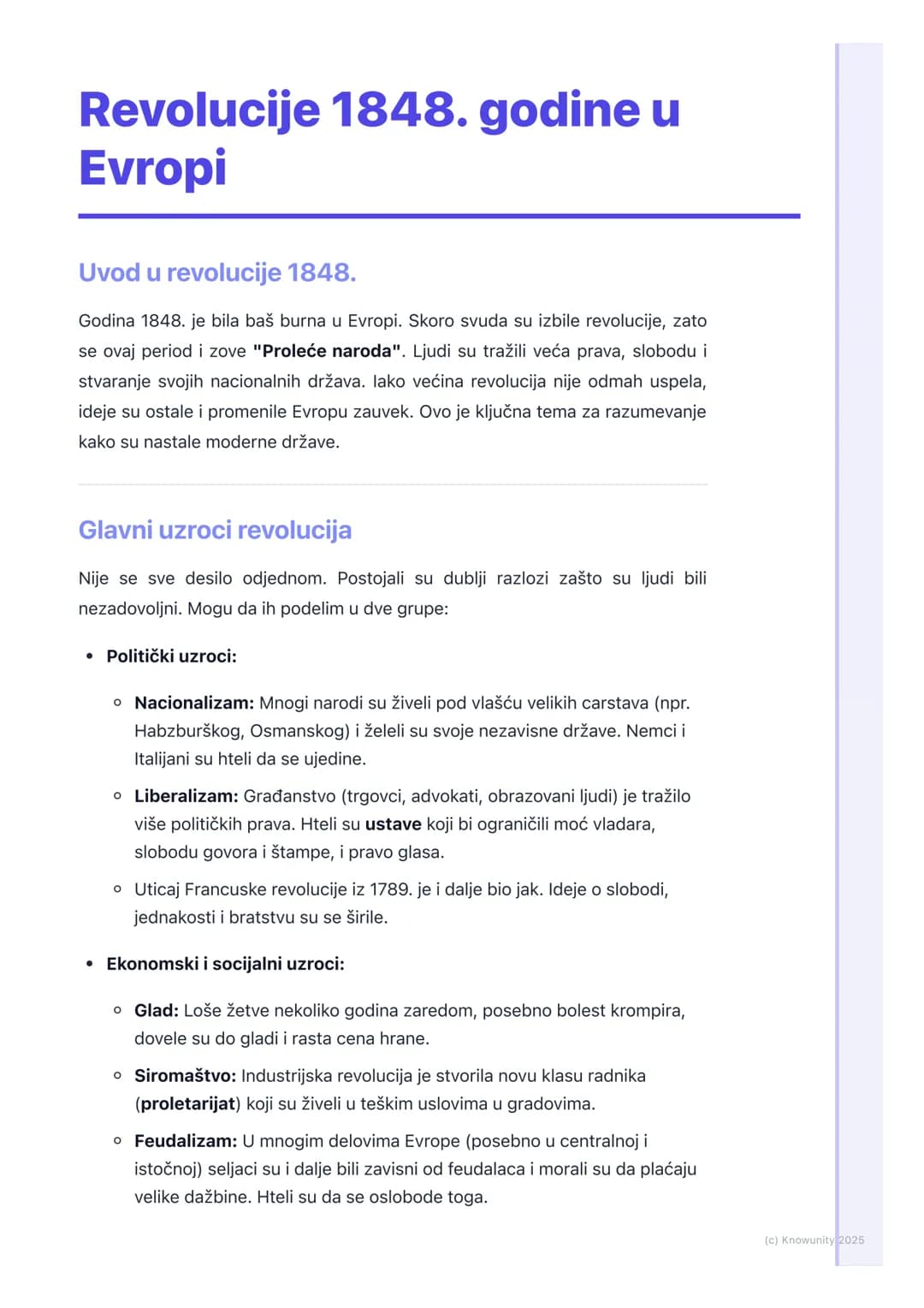 # Revolucije 1848. godine u
Evropi
Uvod u revolucije 1848.
Godina 1848. je bila baš burna u Evropi. Skoro svuda su izbile revolucije, zato
