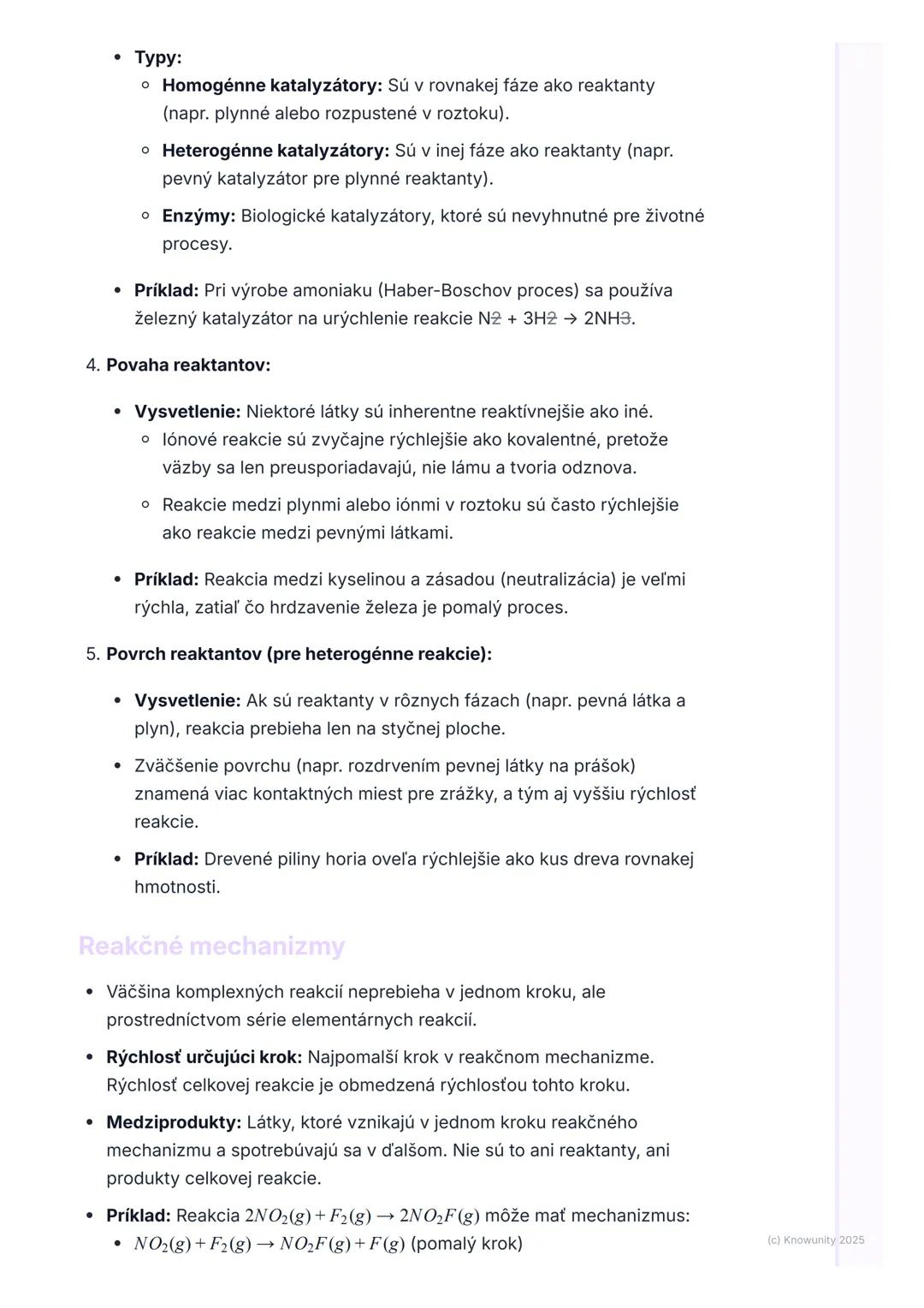 # Chemická kinetika
## Prehľad / Úvod
Chemická kinetika je oblasť chémie, ktorá sa zaoberá štúdiom rýchlosti,
akou prebiehajú chemické rea