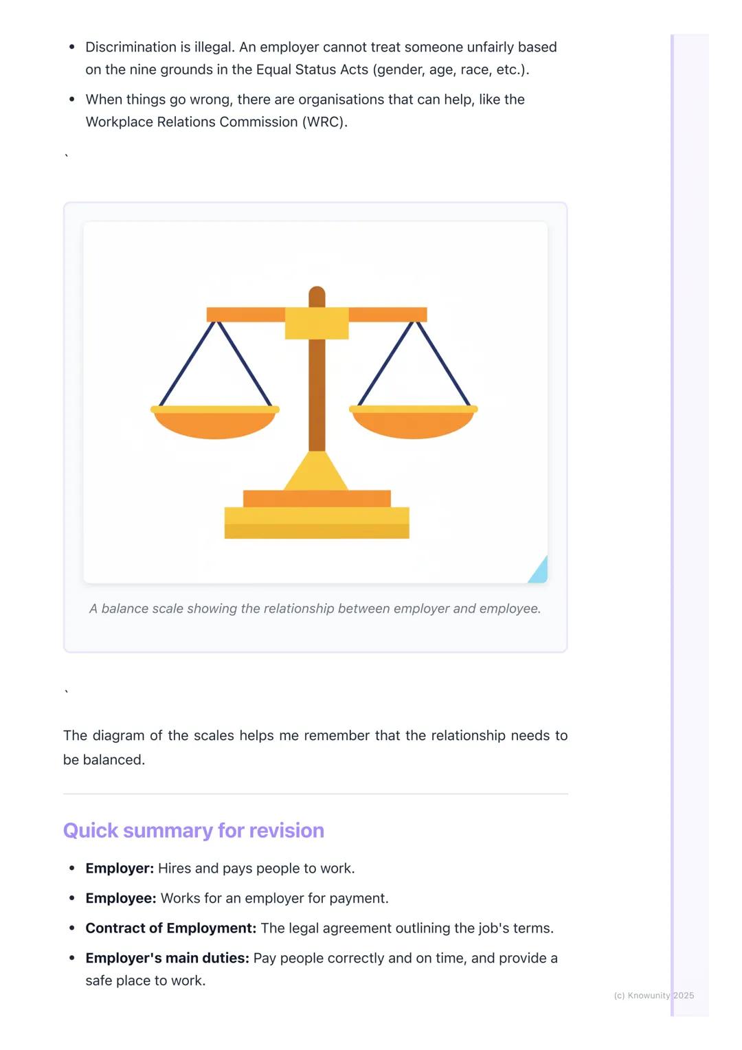 # Employees and Employers
## The relationship between employers and employees
This topic is about the two main groups of people in a busin