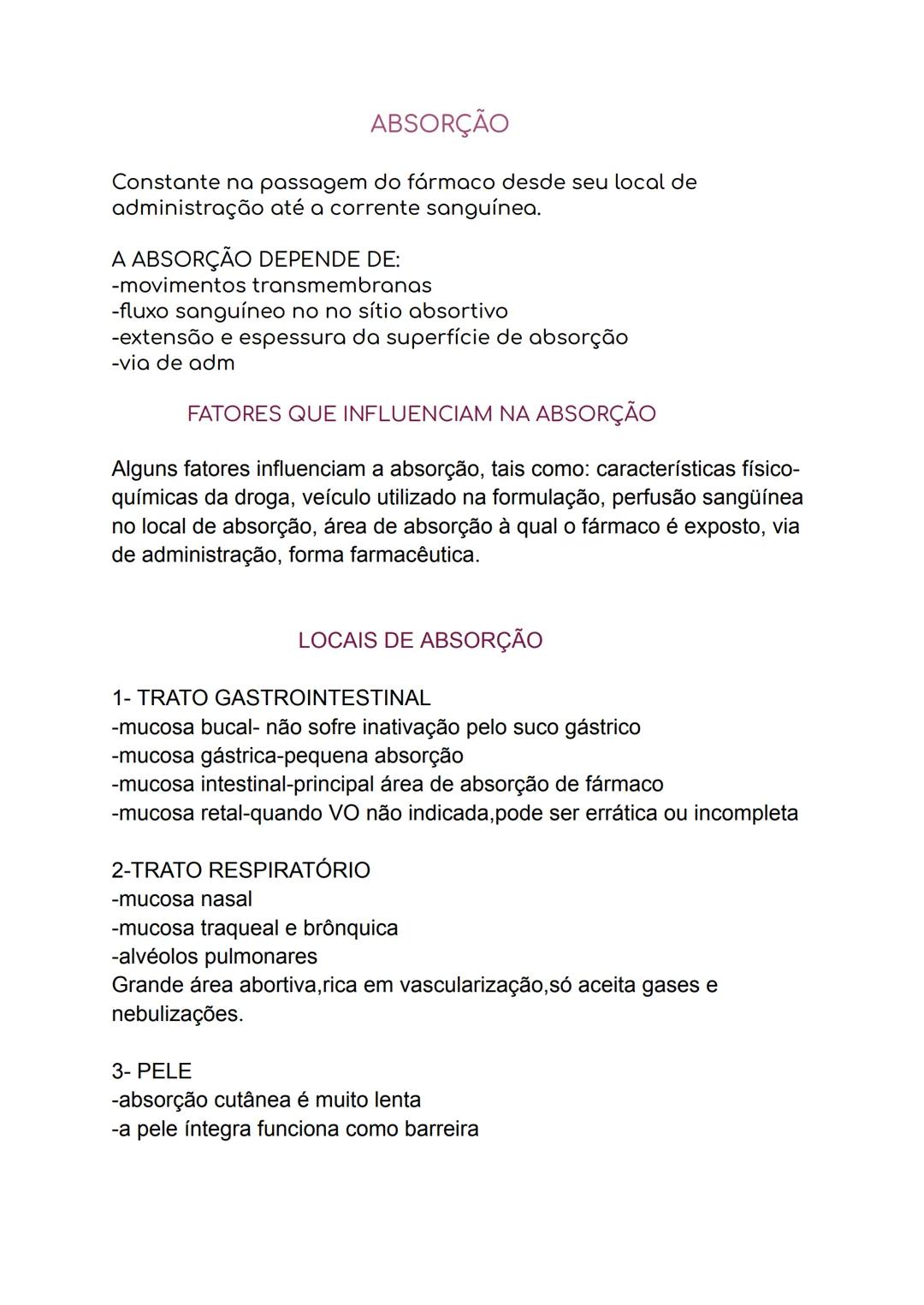 --- OCR Start ---
FARMACOLOGIA
Estudo dos efeitos das substâncias químicas sobre a função do
sistema biológico.
Estudo da interação de subst