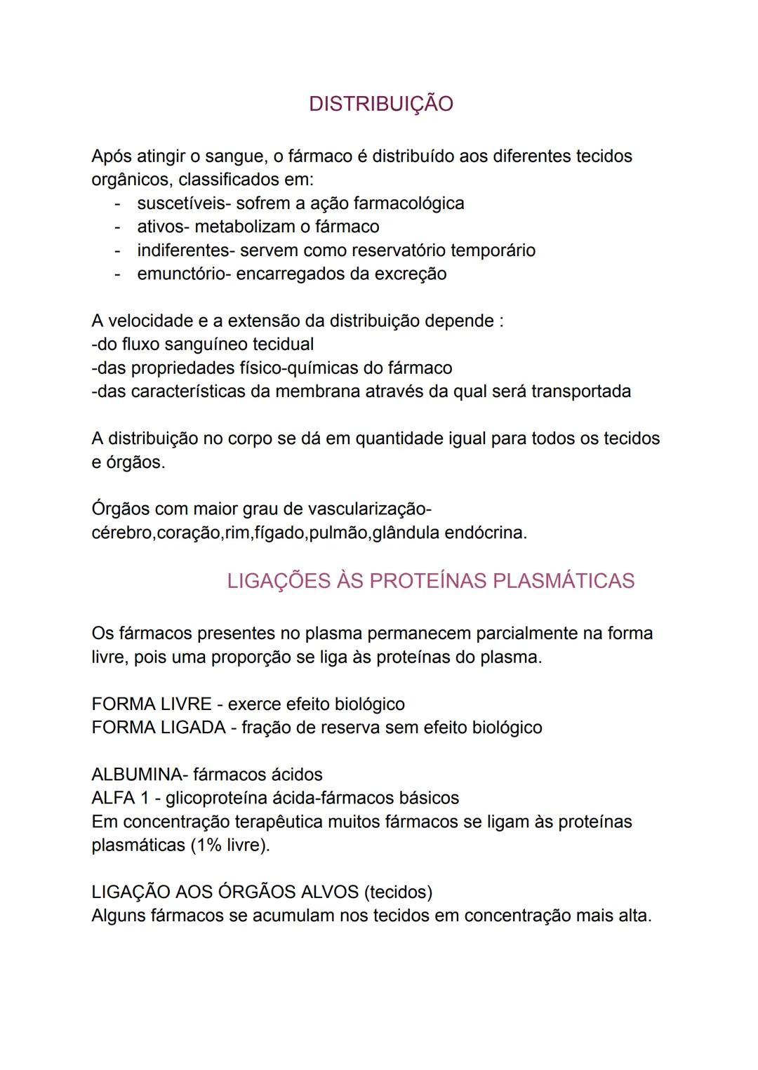 --- OCR Start ---
FARMACOLOGIA
Estudo dos efeitos das substâncias químicas sobre a função do
sistema biológico.
Estudo da interação de subst