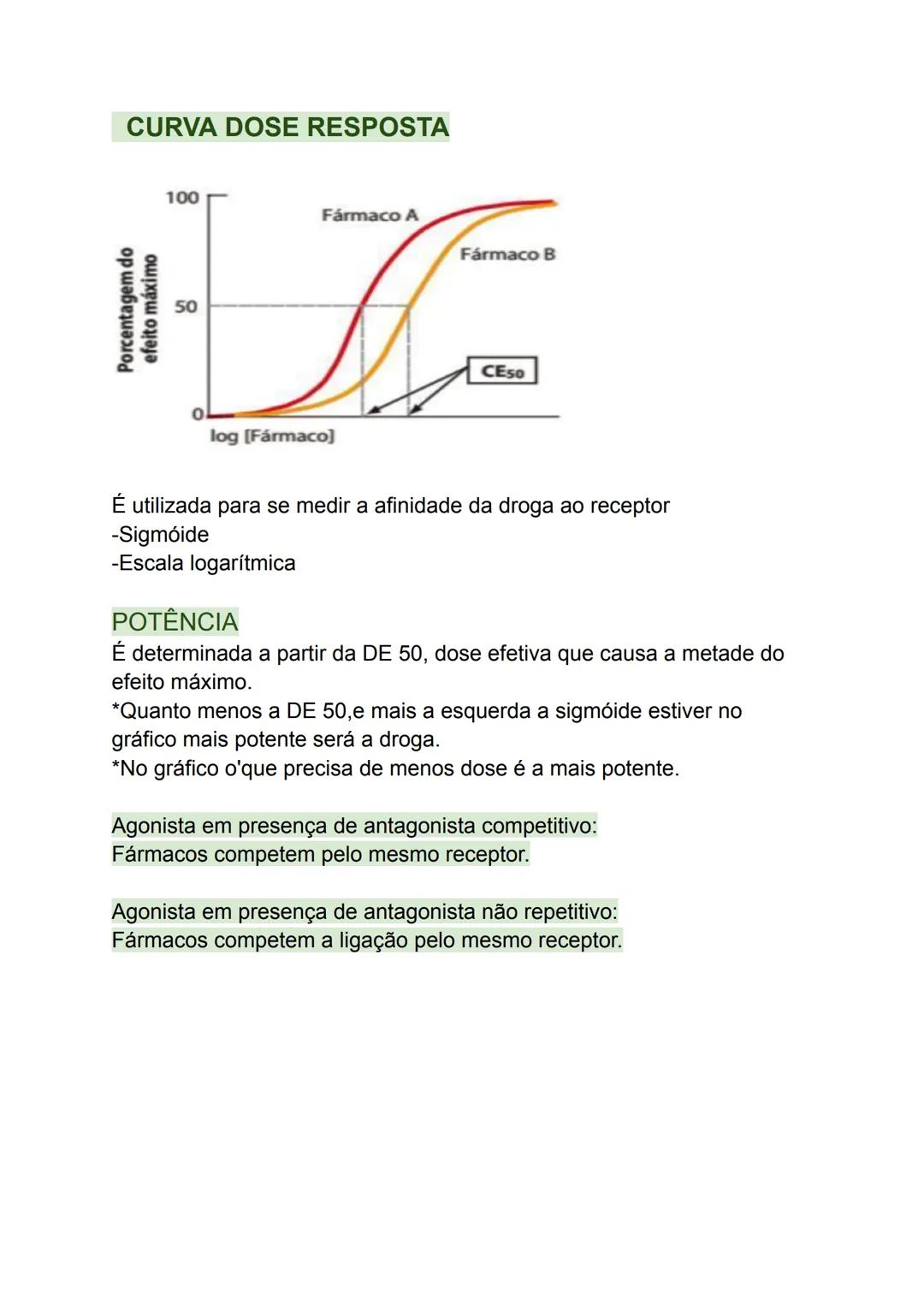 --- OCR Start ---
FARMACOLOGIA
Estudo dos efeitos das substâncias químicas sobre a função do
sistema biológico.
Estudo da interação de subst