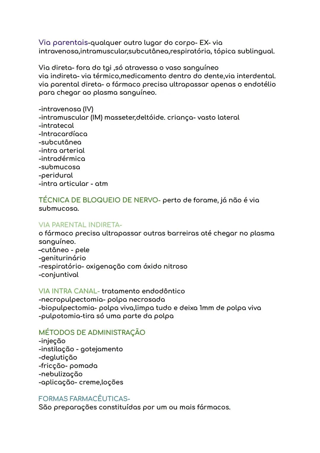 --- OCR Start ---
FARMACOLOGIA
Estudo dos efeitos das substâncias químicas sobre a função do
sistema biológico.
Estudo da interação de subst