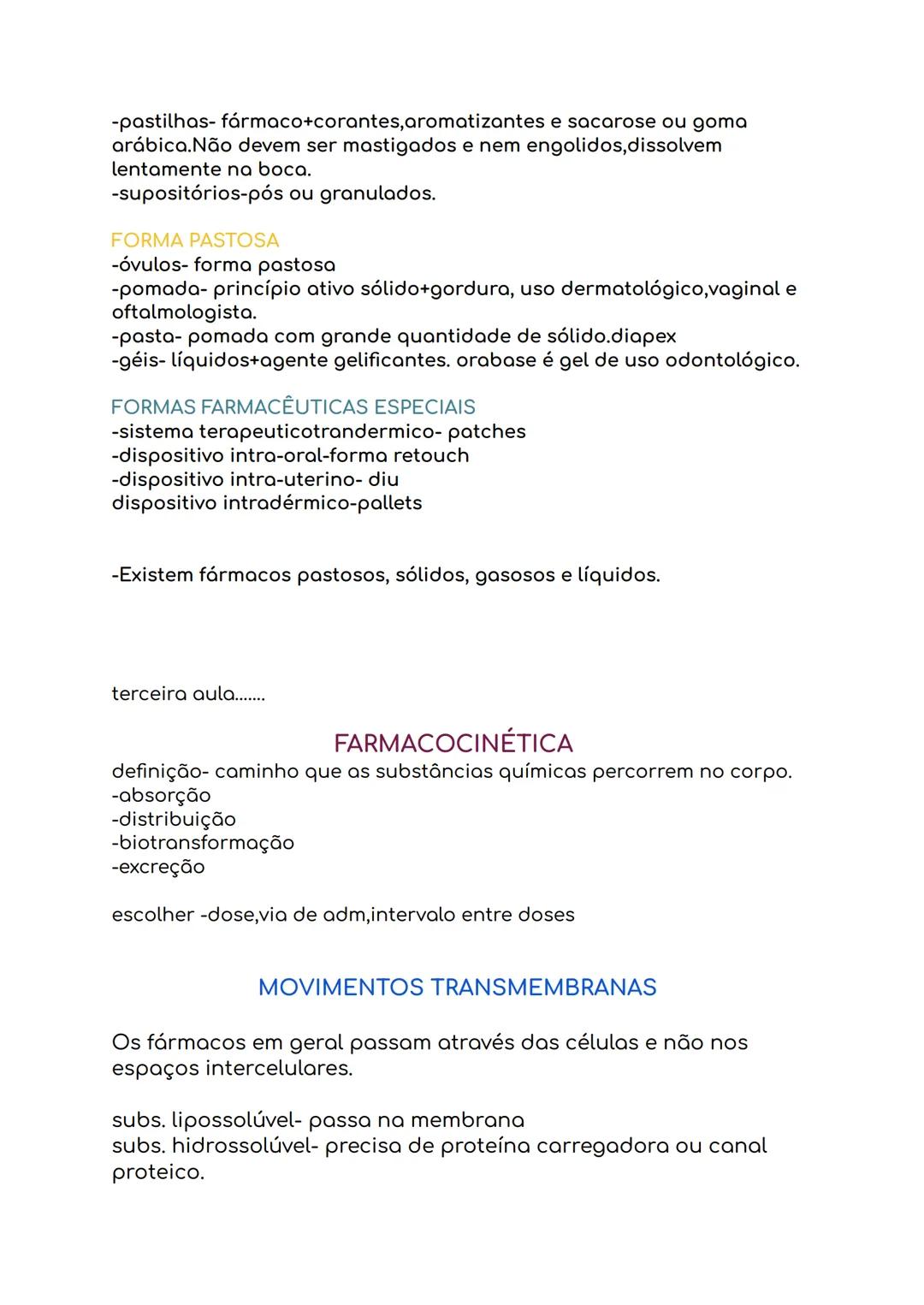 --- OCR Start ---
FARMACOLOGIA
Estudo dos efeitos das substâncias químicas sobre a função do
sistema biológico.
Estudo da interação de subst