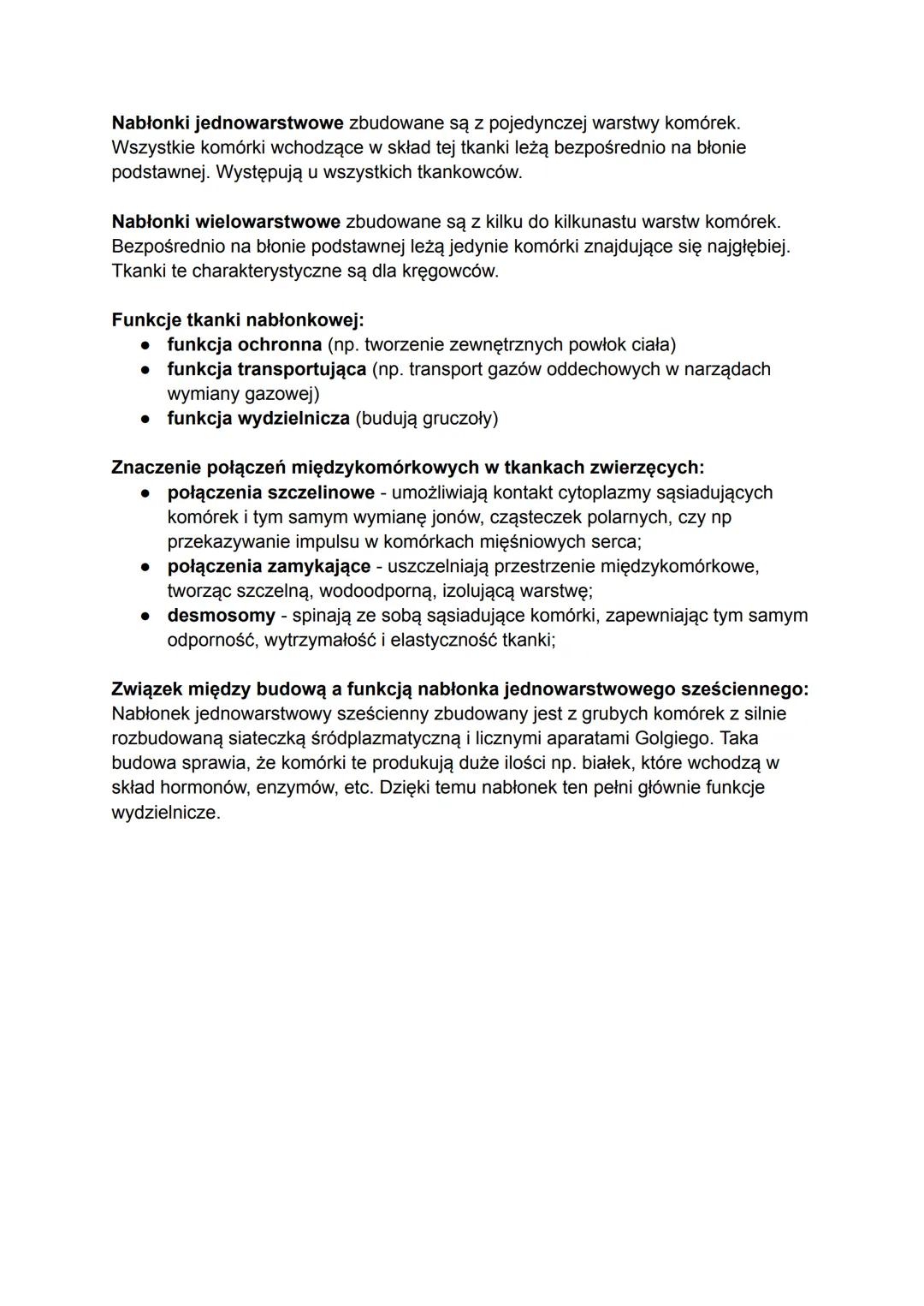 Tkanki pierwotne, czyli listki zarodkowe, formują się podczas wczesnych etapów
rozwoju zarodkowego. W późniejszych etapach powstają z nich: