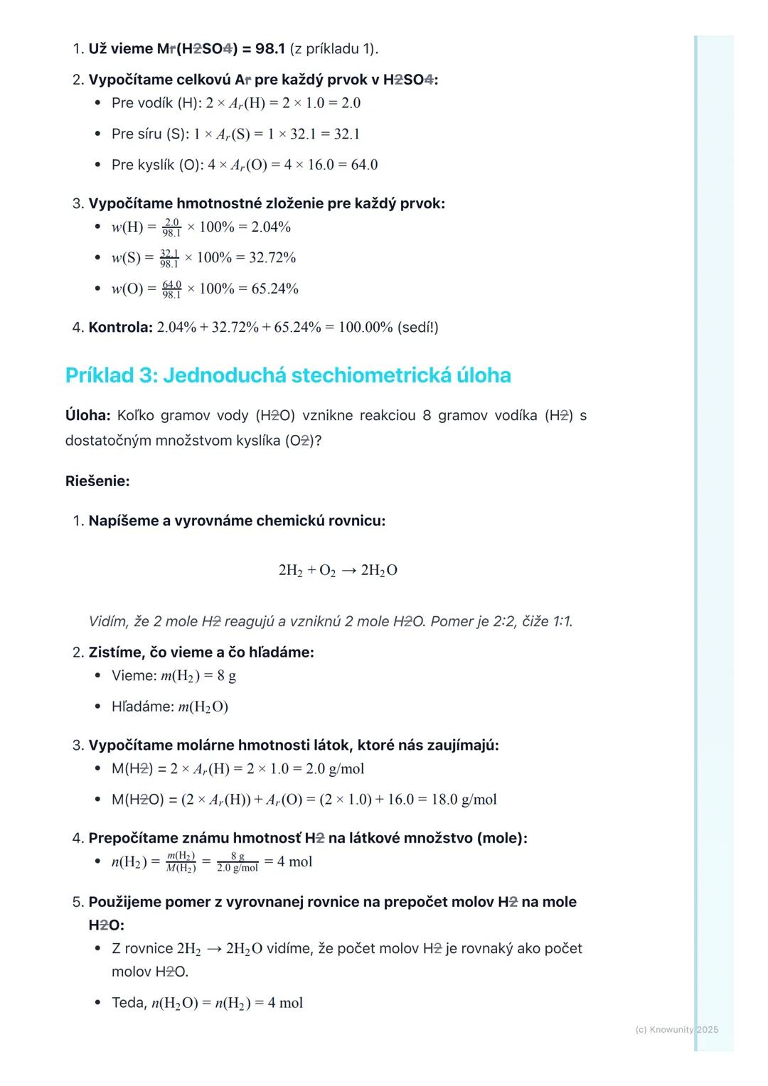 # Výpočty v chémii
## 1. Úvod do chemických výpočtov
V chémii je super dôležité vedieť nielen, čo sa s čím spája, ale aj koľko toho
potreb