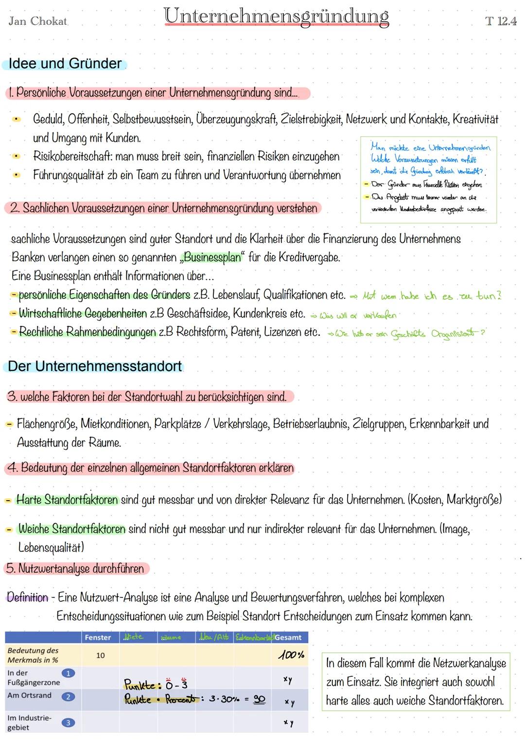 Jan Chokat,
Idee und Gründer
1. Persönliche Voraussetzungen einer Unternehmensgründung sind....
Geduld, Offenheit, Selbstbewusstsein, Überze