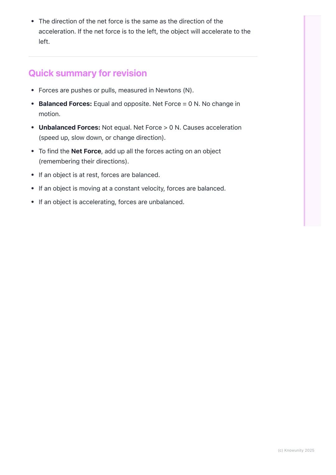 # Balanced and Unbalanced
## Forces
An introduction to forces
Forces are just pushes or pulls on an object. They can make things start
mov