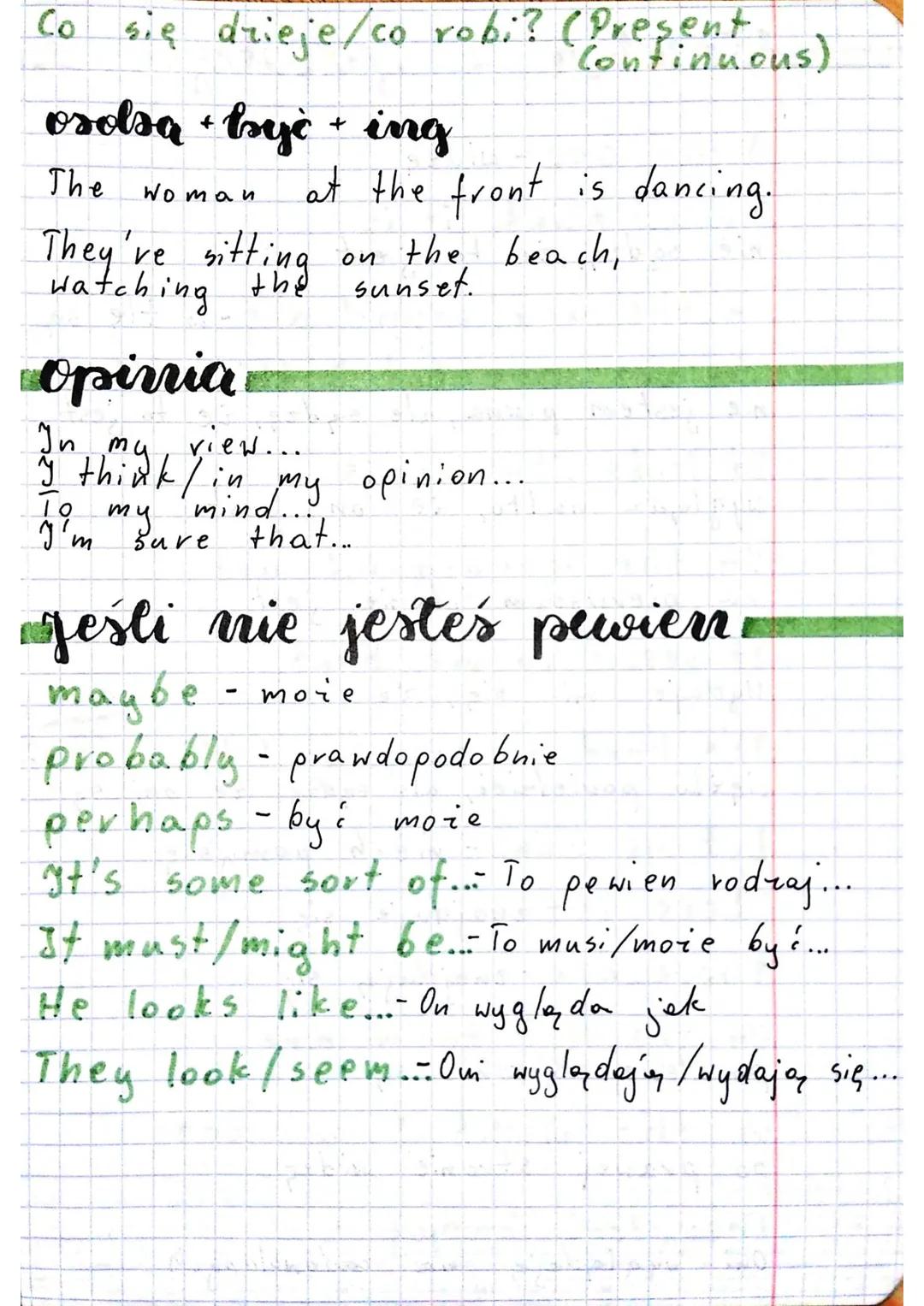 lesson
Ja ka
T: Opis obrazka.
1 кто lub, co jest na obrarka
• opis osób ich em
emocji.
• szczeguły, przymiotniki, określenia
"Gdzie się znaj