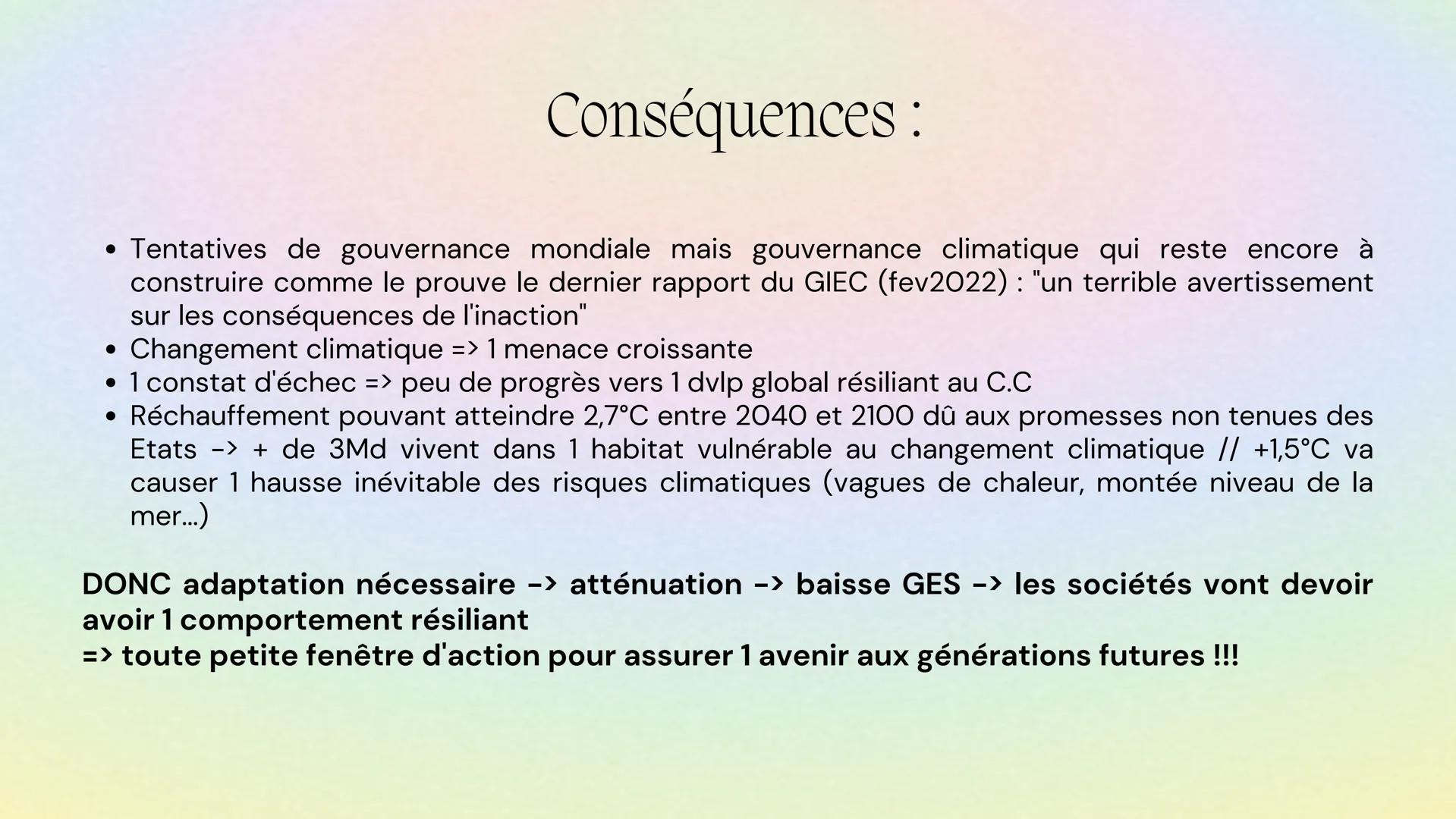 THEME 4: L' ENVIRONNEMENT ENTRE EXPLOITATION ET PROTECTION : UN ENJEU PLANETAIRE
Axe 2 : Le changement
climatique : approches
historiques &