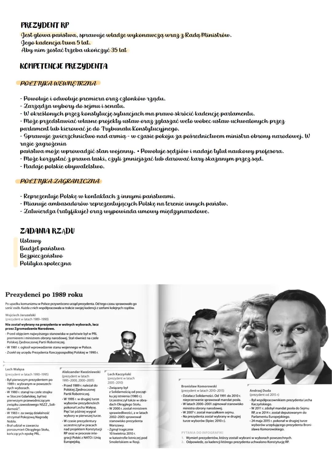 TEMATY I PYTANIA
SEJM I SENAT
PREZYDENT I RADA MINISTRÓW
SADY I TRYBUNAŁY
POLSKI PARLAMENT - co to?
W krajach demokratycznych władzę ustawod