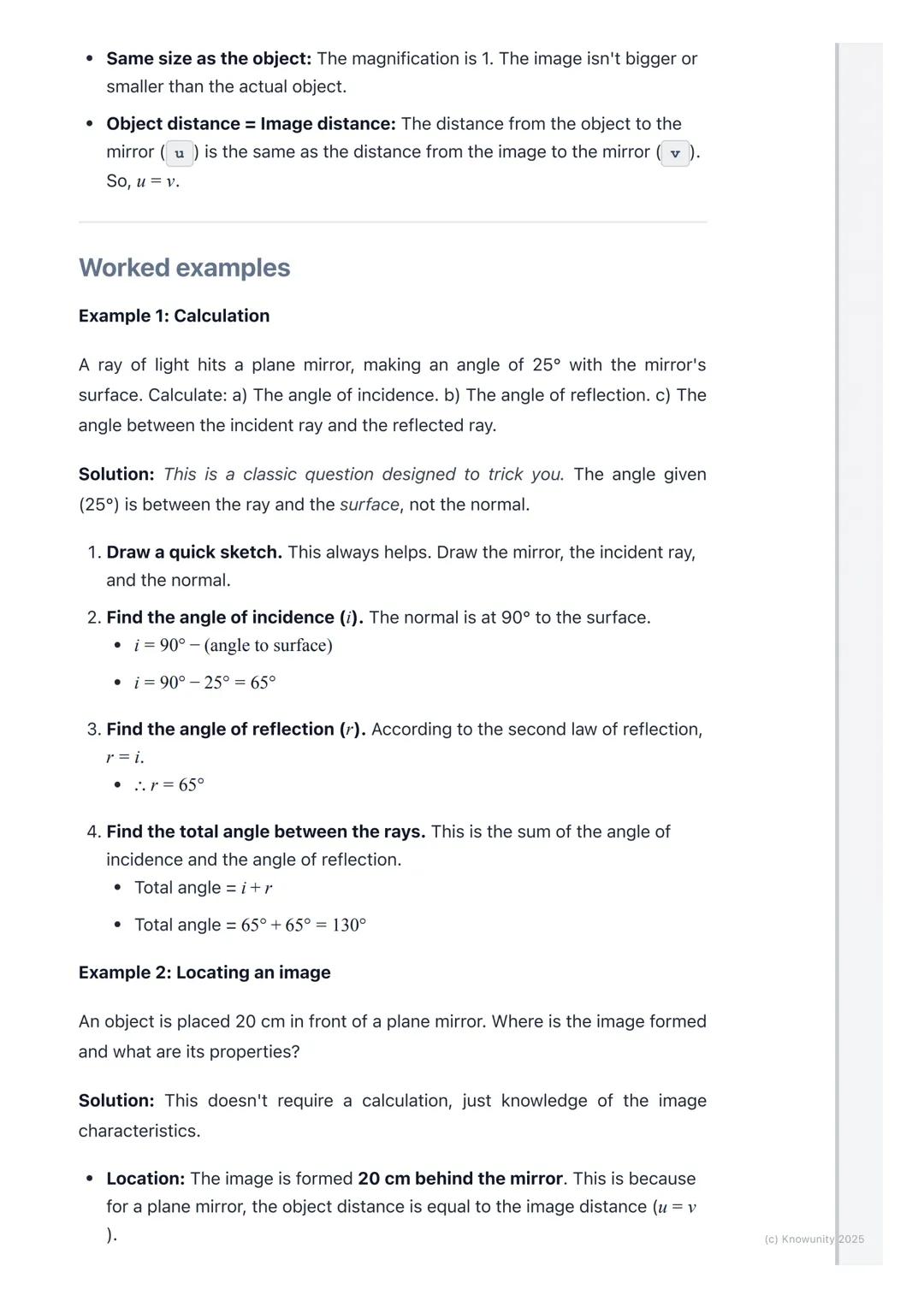 # Reflection of Light
An introduction to reflection
Reflection is what happens when light bounces off a surface. It's the reason
we can se