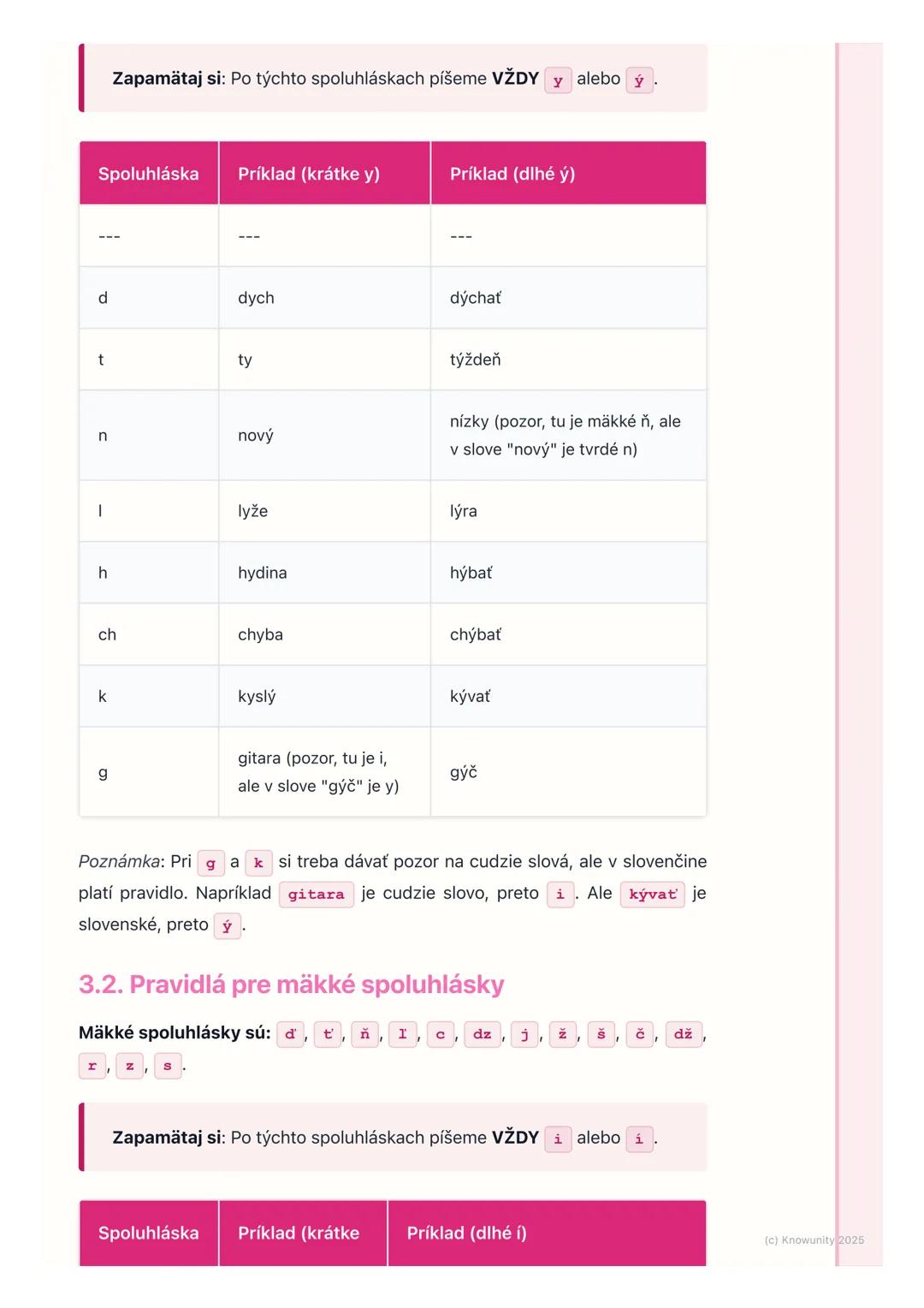 # Pravopis i/í, y/ý
1. Prehľad pravopisu i/í, y/ý
Ahojte! Dnes si zopakujeme veľmi dôležitú vec v slovenčine - kedy píšeme i
alebo i a ked