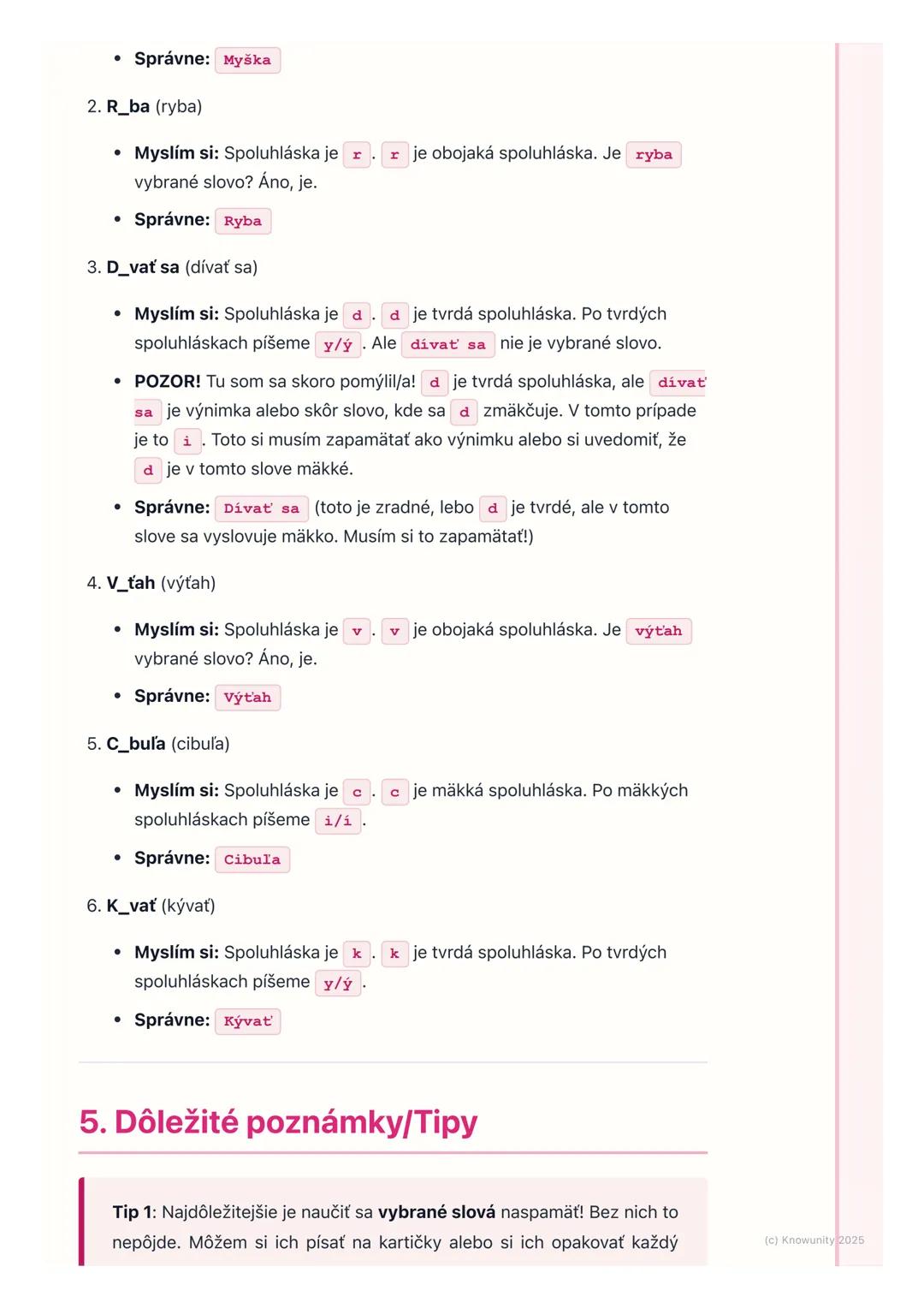 # Pravopis i/í, y/ý
1. Prehľad pravopisu i/í, y/ý
Ahojte! Dnes si zopakujeme veľmi dôležitú vec v slovenčine - kedy píšeme i
alebo i a ked