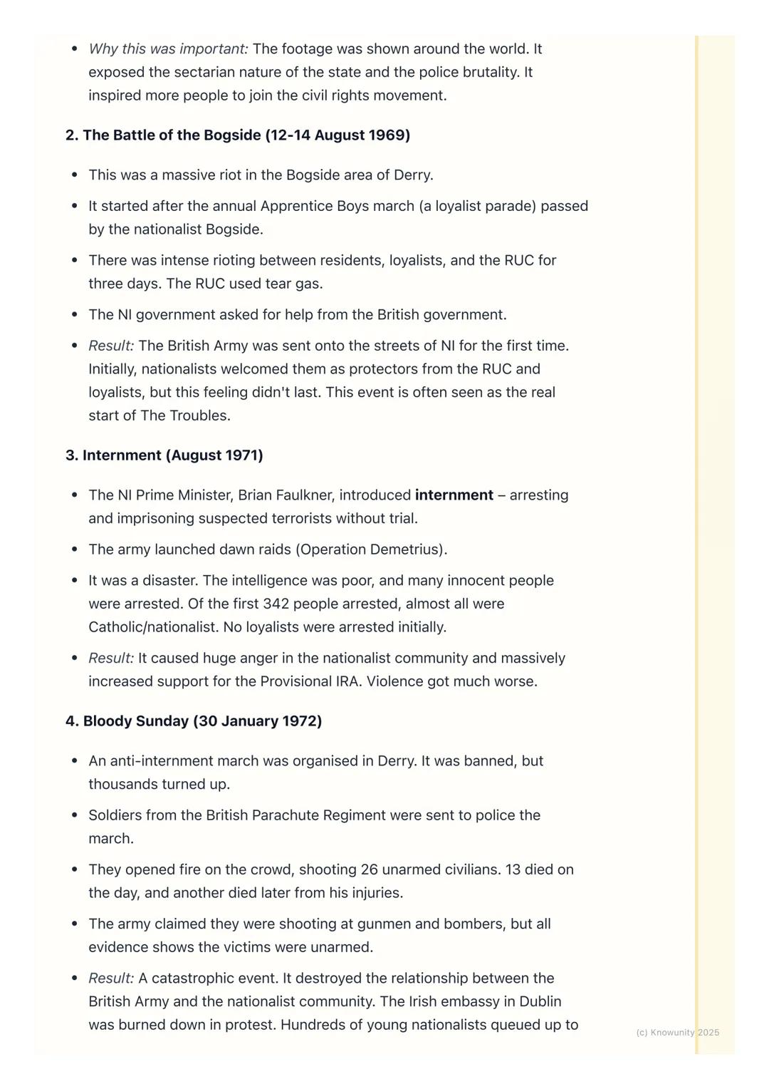 # The Civil Rights Movement
and The Troubles
Background to the conflict in Northern Ireland
After the partition of Ireland in 1921, six co