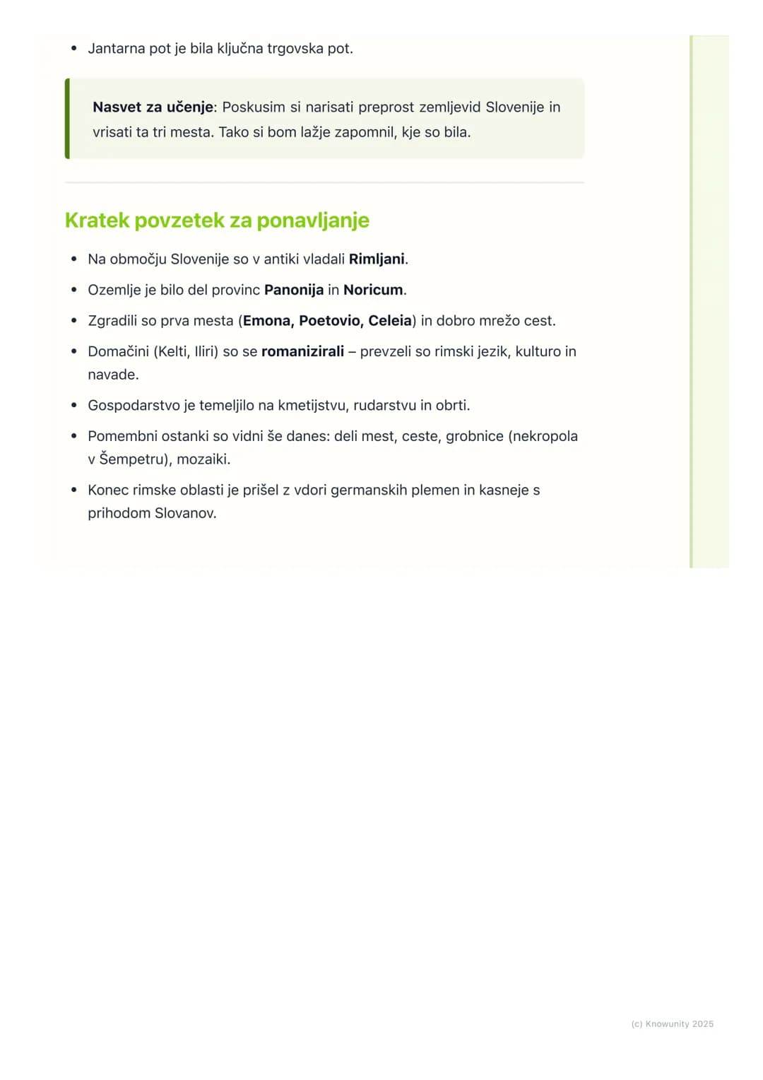 # Življenje na Slovenskem v
antiki
Uvod v obdobje antike na Slovenskem
Antika je obdobje v zgodovini, ko je na našem ozemlju vladalo Rimsk