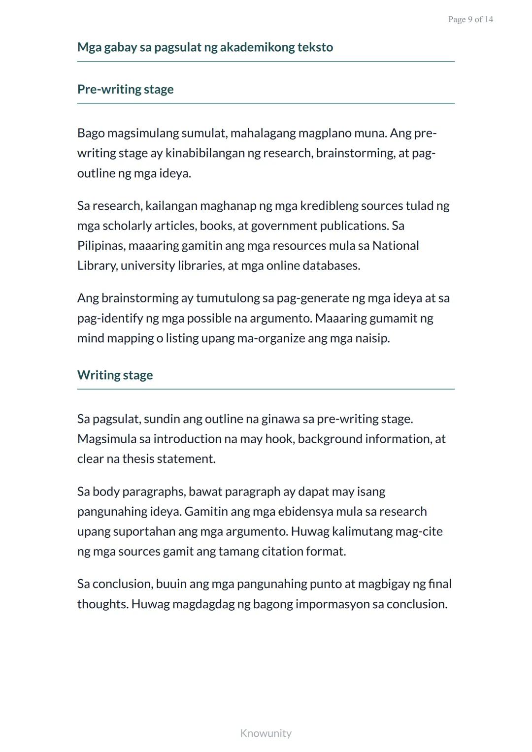 # Pag-unawa sa Akademikong Diskurso: Katangian ng Akademikong Pagsulat
Pag-aaral ng mga katangian at elemento ng akademikong pagsulat
## M