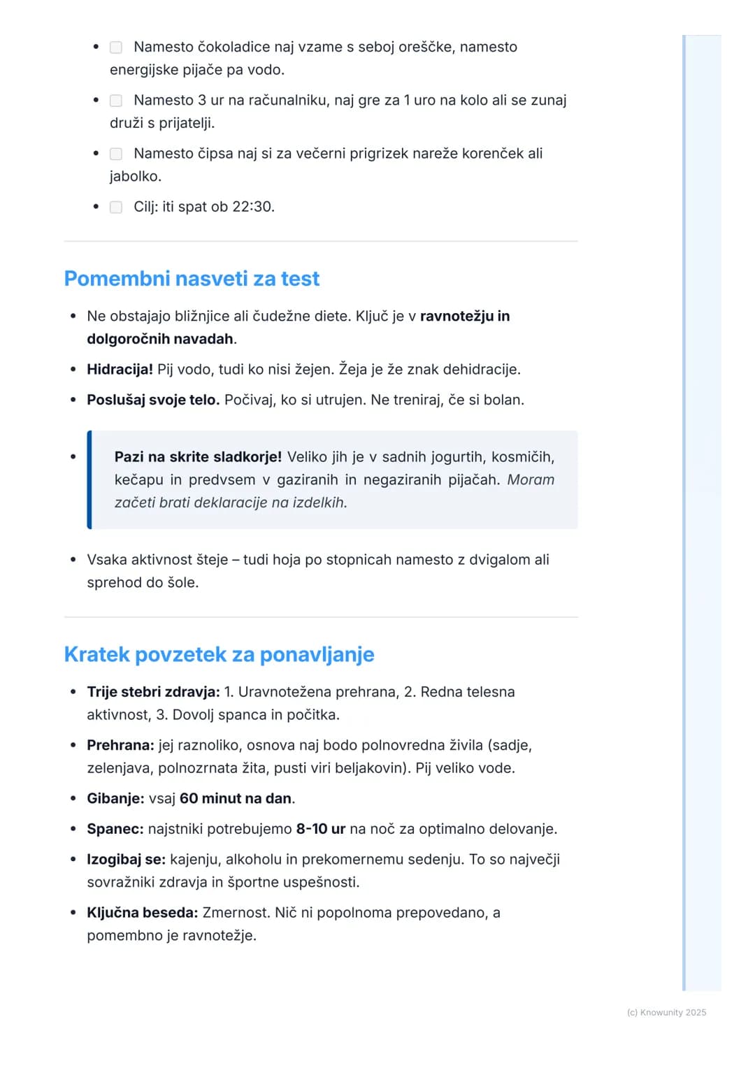 # Zdrav življenjski slog in telesna
aktivnost
Uvod v zdrav življenjski slog
Zdrav življenjski slog ni samo ukvarjanje s športom, ampak je