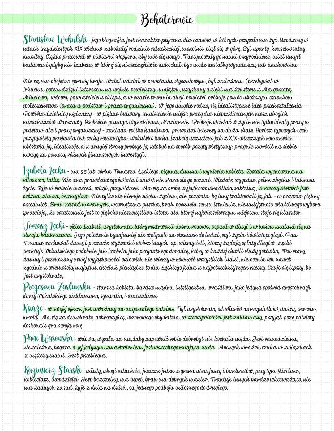 laffy
BOLESŁAW PRUS
Miejsce i czas akcji
Akcja właściwa utworu rozgrywa się w latach 1878-1879,
ale retrospekcje (czyli powroty pamięcią do