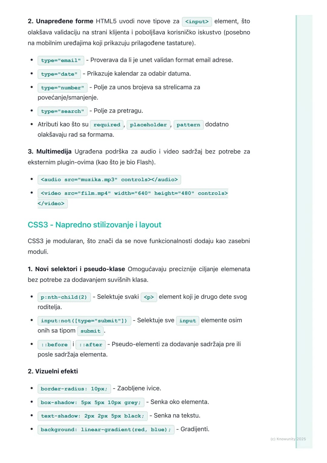 # HTML5 i CSS3
Uvod u HTML5 i CSS3
HTML5 i CSS3 su osnova modernog veb razvoja. Nisu samo nove verzije, već
predstavljaju fundamentalno un
