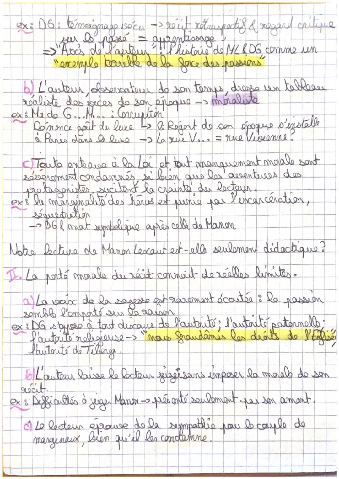 FRANÇAIS
MANON LESCAUT DESSERTATION
Introduction &
Amonce: /'abbé Prevost, aussi Antaine-François Provest,
auteur mageur du XVIII. Il mère u