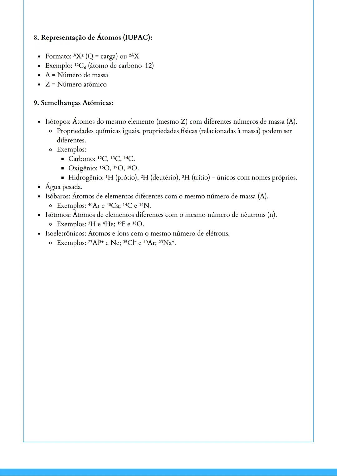 QUIMIСА
Resumos em tópicos - @isadoraf.barros
APOSTILAS POLIEDRO LIEDRO
2
2 4
0
O átomo
• Evolução do modelo atômico
Tabela Periódica
• O de