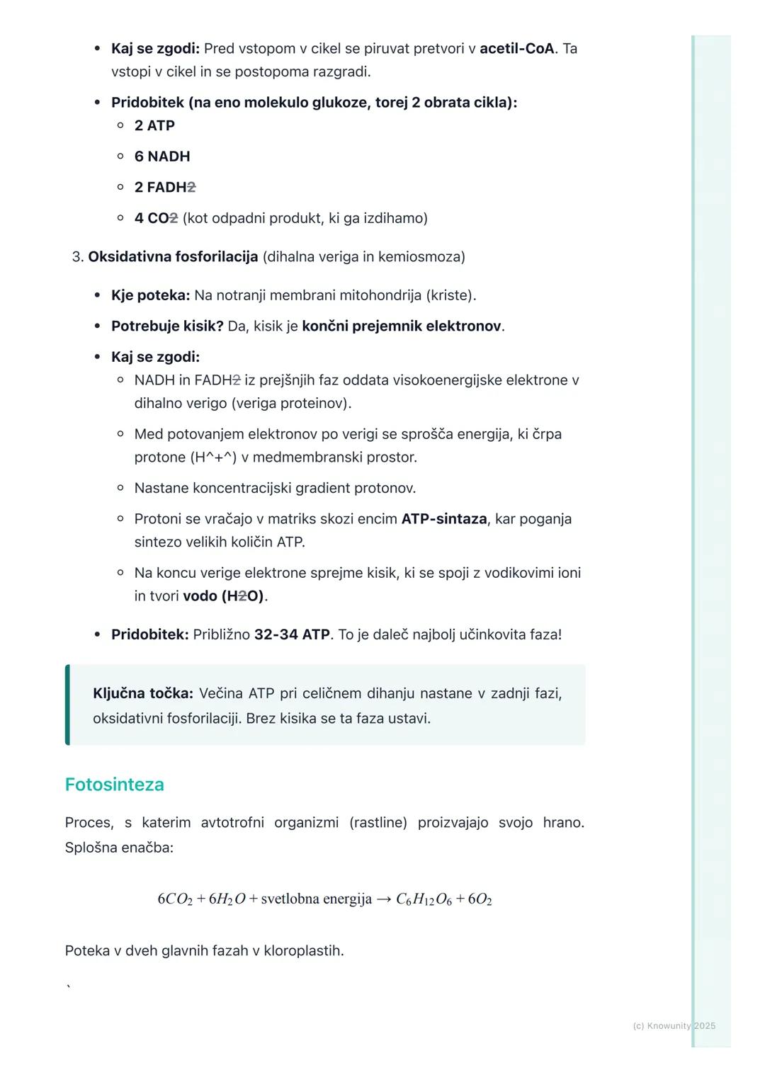 # Celično dihanje in fotosinteza
Pregled in uvod
Celično dihanje in fotosinteza sta dva ključna procesa za življenje na Zemlji.
Gre za pro