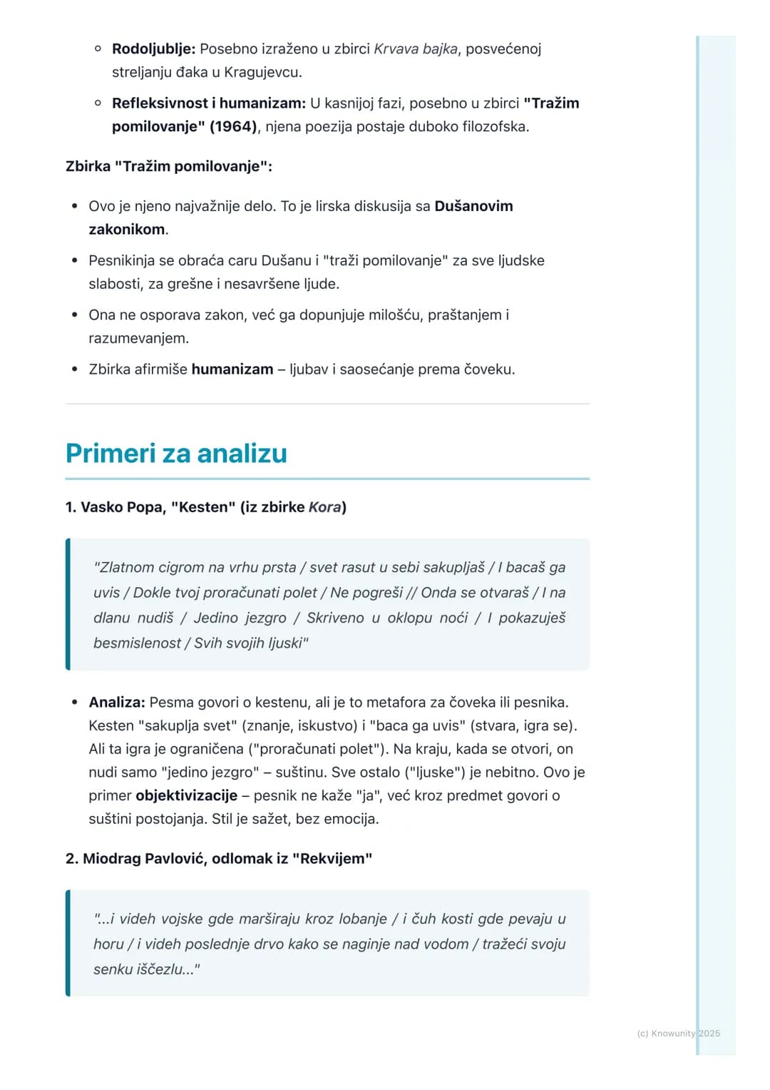 # Posleratna poezija (Vasko
Popa, Miodrag Pavlović,
Desanka Maksimović)
Opšti uvod u posleratnu poeziju
Posle Drugog svetskog rata, srpska