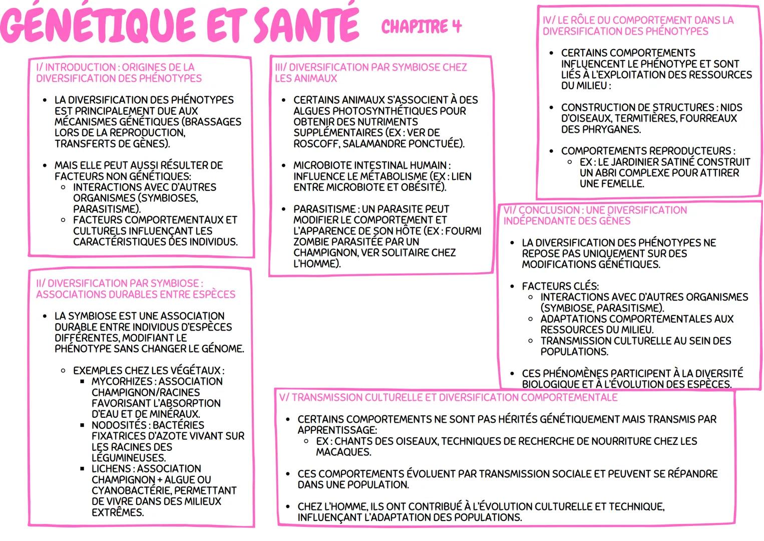# GÉNÉTIQUE ET SANTÉ
IV/MÉIOSE ET BRASSAGE GÉNÉTIQUE:
* LA MÉIOSE COMPREND DEUX DIVISIONS SUCCESSIVES:
* DIVISION RÉDUCTRICE : SÉPARAT