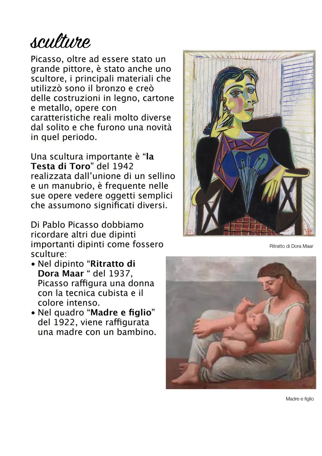 # Cubismo
Il cubismo è un movimento artistico del XX secolo i cui
esponenti sono Pablo Picasso e Georges Braque. Questa
nuova corrente rivo