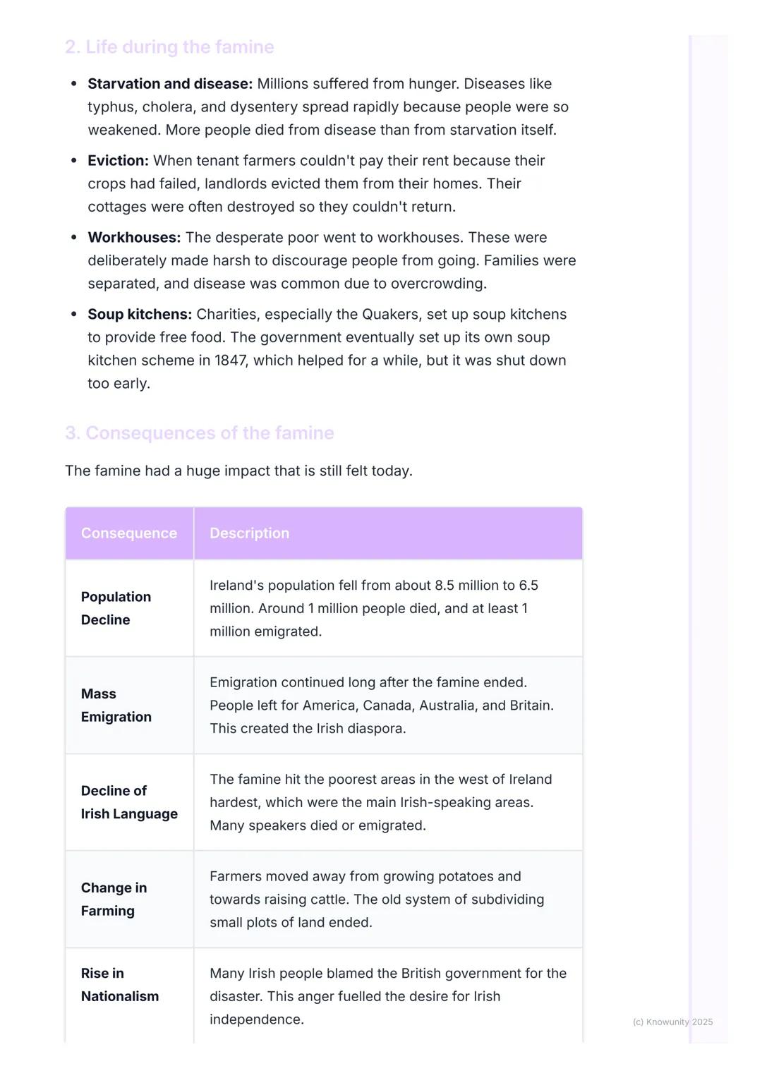 # The Great Famine (An Gorta
Mór)
The Great Famine (An Gorta Mór)
The Great Famine was a period of mass starvation, disease, and emigration