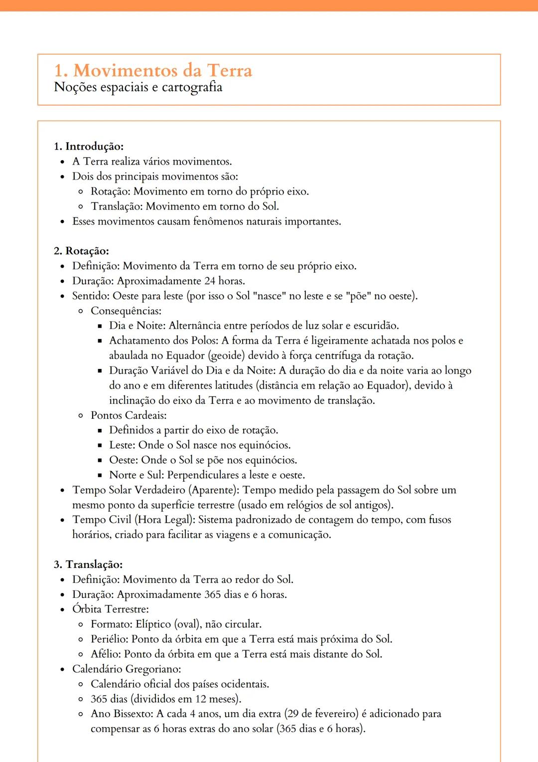 GEOGRAFIA
Resumos em tópicos - @isadoraf.barros
APOSTILAS POLIEDRO
2
0
2
4
Noções espaciais e cartografia
• Movimentos da Terra
• Coordenada
