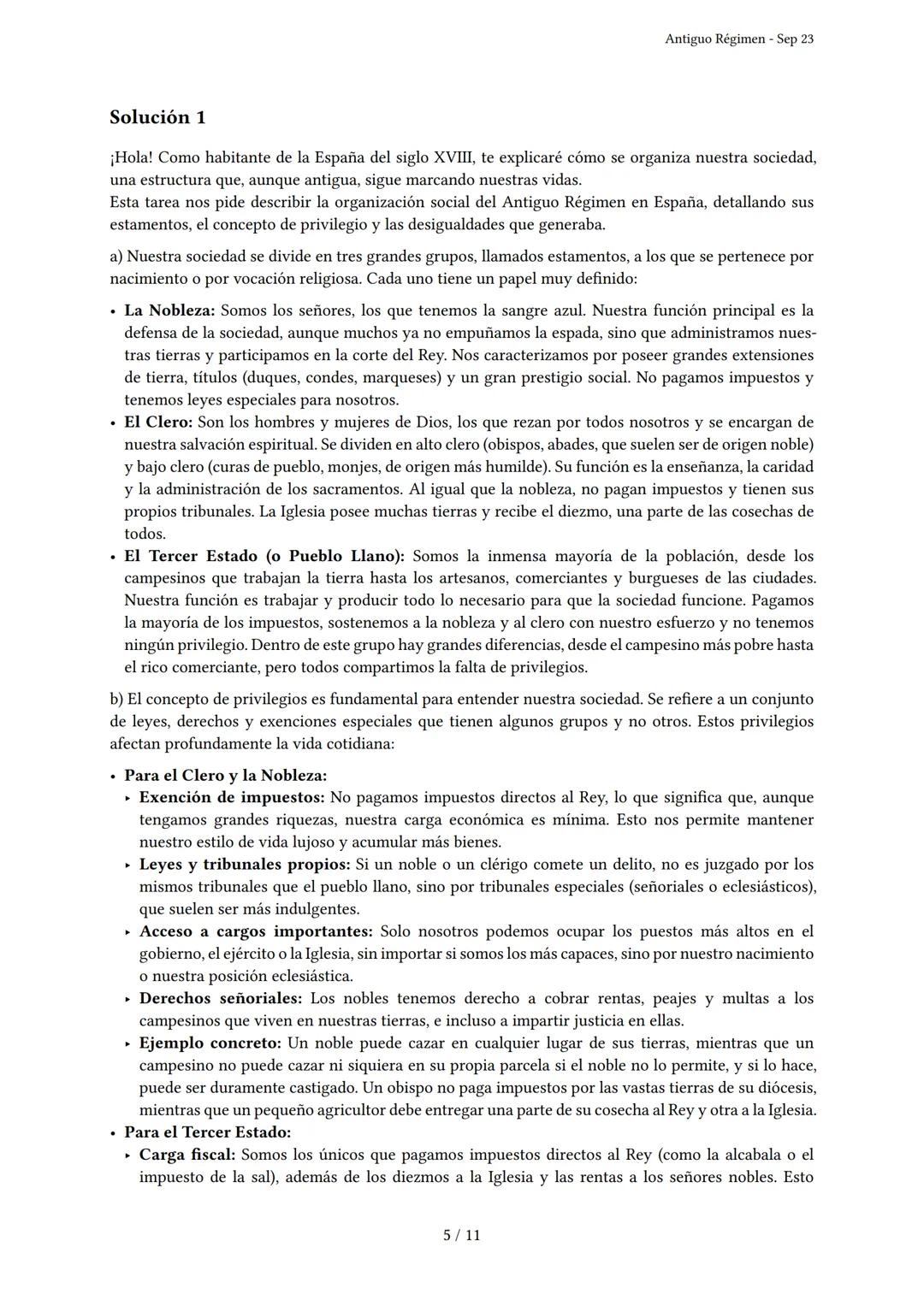 Antiguo Régimen
Generado por Knowunity - Sep 23
Descripción: Este examen cubre el Antiguo Régimen, sociedad estamental, absolutismo monárq